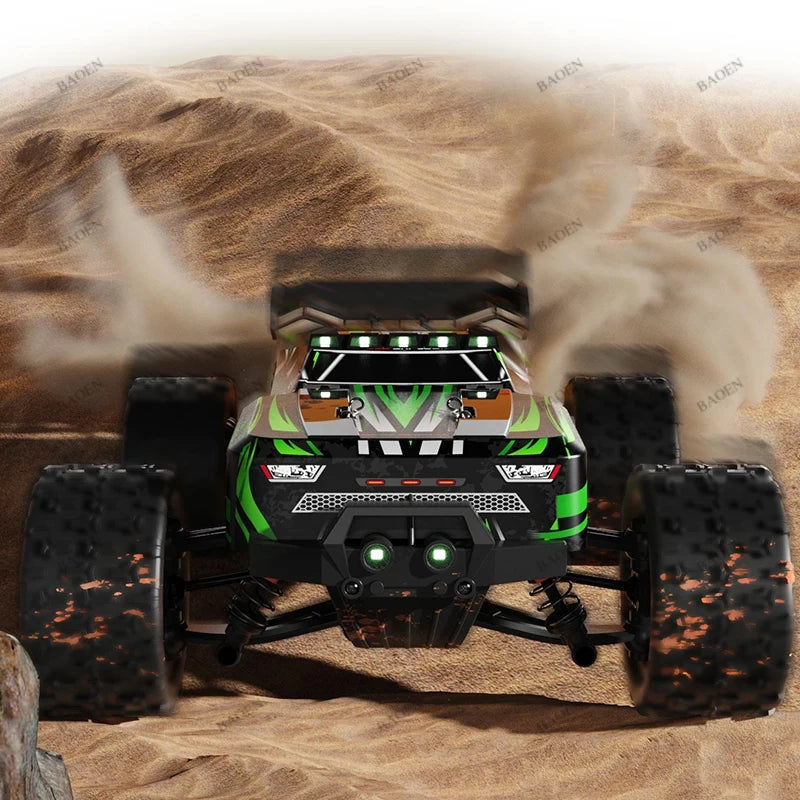 Rc Car Off Road 9255 High Speed 80KM/H Remote Control Car with LED Headlight Brushless 4WD 1/14 Monster Truck Toys for Boys Gift