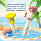 Fireworks Spray Water Pull-Back Water Gun Outdoor Splash Games for Pool Lawn Activities Kids Summer Interactive Water Spray Toys