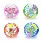 Colorful Striped Transparent Ball Inflatable Beach Ball, Suitable For Beach Pool Party Games