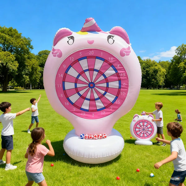 Inflatable Dart Board Water Game, Swimming Pool Float, Beach Outdoor Activities, Cool Summer Party Gift for Boys and Girls Aged 6 7 8 9 10 12