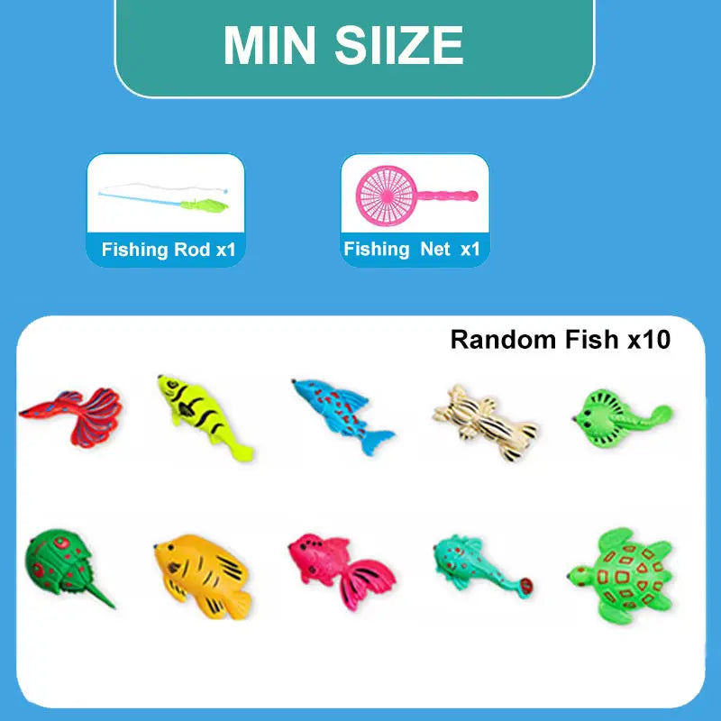 Magnetic Fishing Set Inflatable Pool Party Model Play Games & More Perfect Summer Outdoor Toy kids for Birthday Christmas Gifts