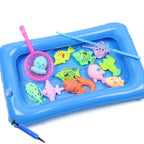 Magnetic Fishing Set Inflatable Pool Party Model Play Games & More Perfect Summer Outdoor Toy kids for Birthday Christmas Gifts