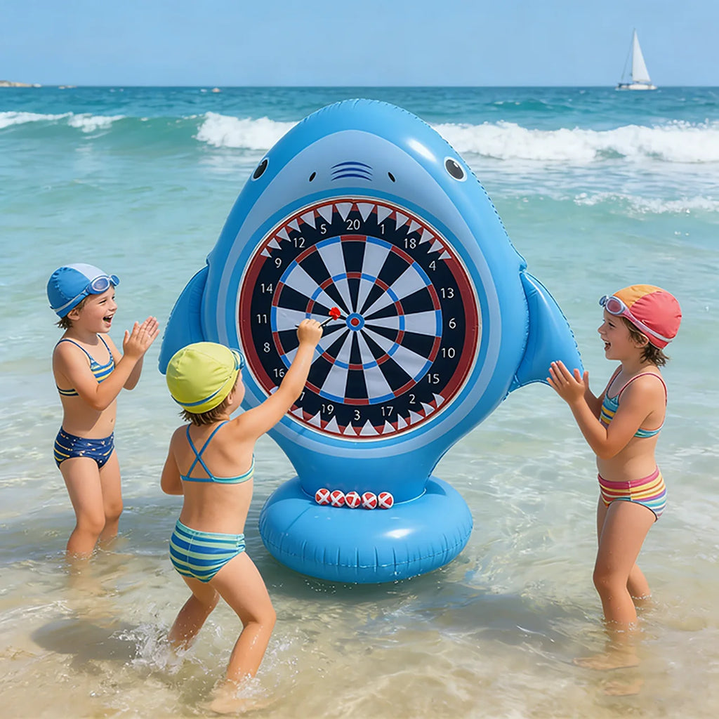 Inflatable Dart Board Water Game, Swimming Pool Float, Beach Outdoor Activities, Cool Summer Party Gift for Boys and Girls Aged 6 7 8 9 10 12