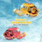 RC Submarine Spray Motorboat Boat 2.4G Remote Control Boats Waterproof Electric Machine Water Toys for Boys Children Kids Gifts