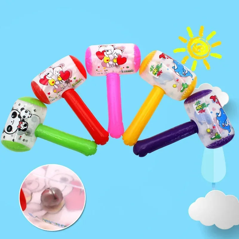 1/3/5pcs Inflatable Hammer with Bell Air Hammer Toys Party Favors Inflatable Toy Pool Beach Party Toy