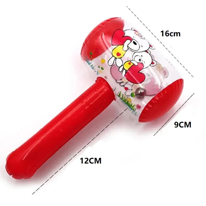 1/3/5pcs Inflatable Hammer with Bell Air Hammer Toys Party Favors Inflatable Toy Pool Beach Party Toy