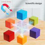 【BBS】DIY Magnetic Cubes Building Set - STEM Learning Blocks For Kids, Early Educational Construction Toy