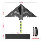 Yongjian 2m Aircraft Kite Delta Kite Suitable for outdoor camping with large adult kites Beach Camping Activities