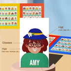 Guess Who I Am Board Game Parent-child Interaction Toy Logical Reasoning CHILDREN'S Puzzle Guess Me You My Character Chessboard